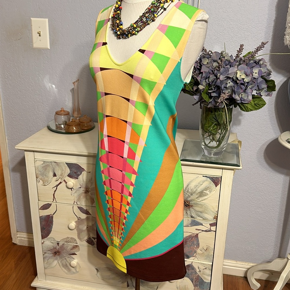 Mara Hoffman Bright Bold Dress - Picture 2 of 7